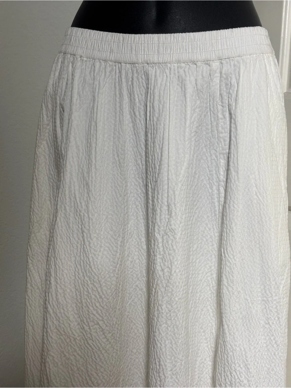 a new day White Maxi Skirt with Elastic Waistband - Picture 4 of 9